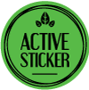 Active Sticker Logo